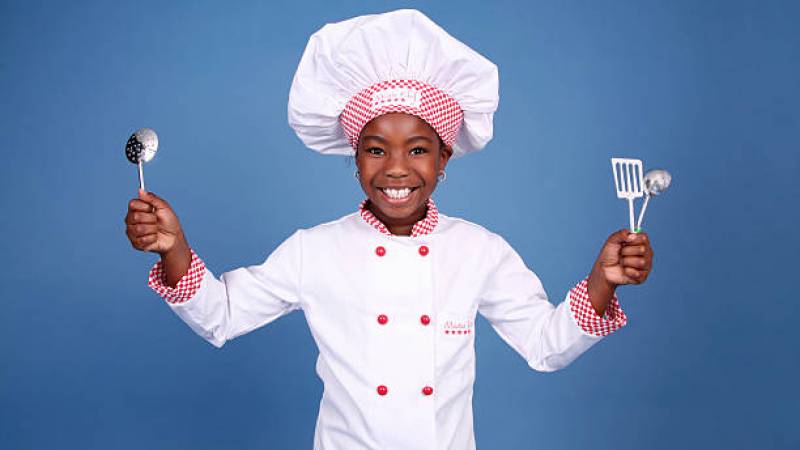 Young Girl In A Chef Costume. Please View These Along With All Pictures Of This